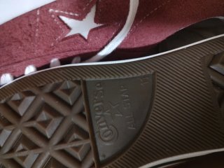 Converse One Star Ox Deep Bordeaux - Nuevas