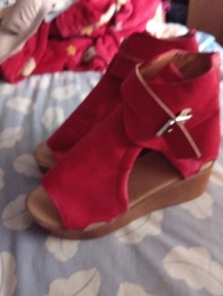 Sandalias Rojas Originales