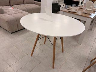 Mesa Redonda Estilo Nórdico Blanca - Nueva