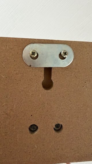 Colgador de pared madera y metal