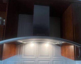 Campana Extractora Decorativa Curva Inox