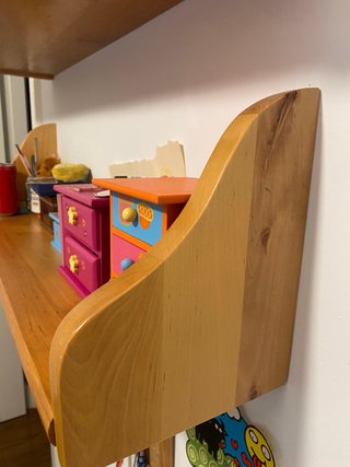 3 Estanterías de madera iguales