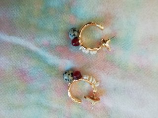 Pendientes Adolfo Domínguez Dorados Multicolor