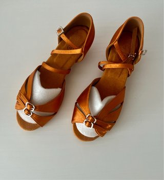 Zapatos de baile bronce talla 37