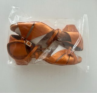 Zapatos de baile bronce talla 37