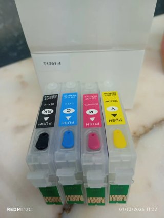 Cartuchos Epson T1291 Recargables (4 Colores)