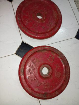 2 Discos de Pesas Salter 5kg