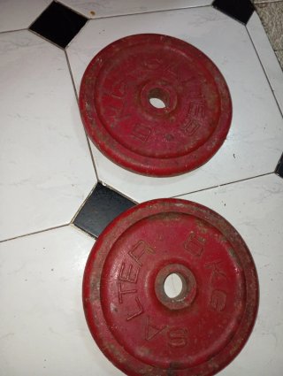 2 Discos de Pesas Salter 5kg