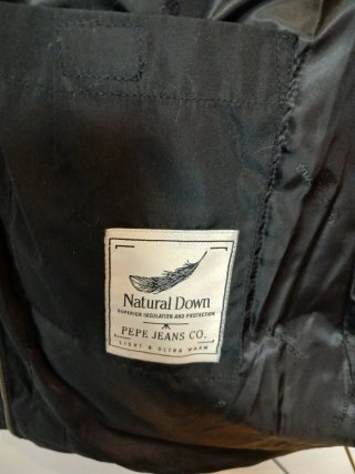 Abrigo Pepe Jeans mujer negro