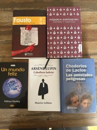 Lote 5 clásicos literatura
