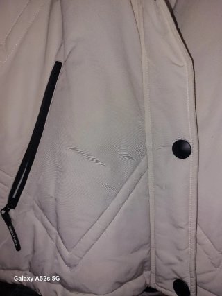 Abrigo Bimba y Lola Blanco Talla M