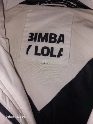 Abrigo Bimba y Lola Blanco Talla M