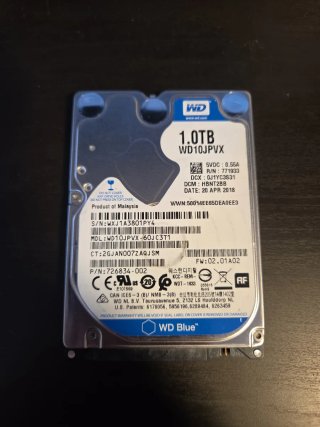 Disco Duro 1TB WD 2,5 SATA