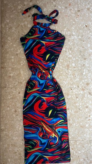 Vestido Estampado Multicolor