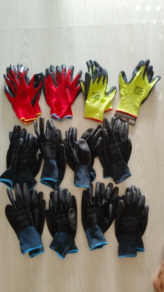 12 Pares Guantes Trabajo