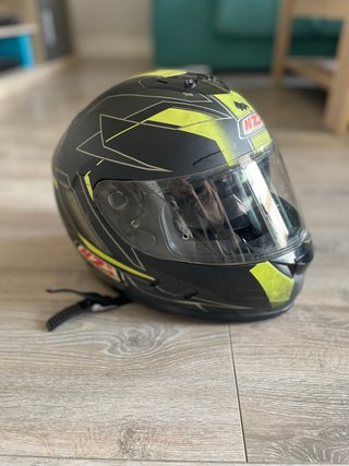 Casco Integral NZI Negro y Amarillo