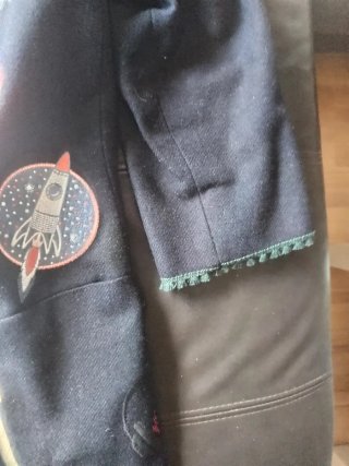 Abrigo Vilagallo Azul Talla 40