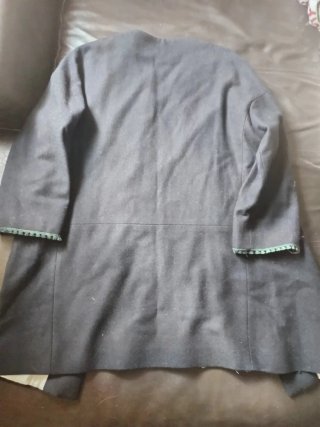 Abrigo Vilagallo Azul Talla 40