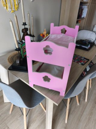 Cuna de Muñecas Rosa