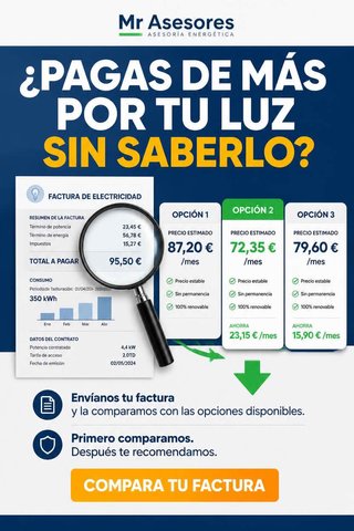 asesor energético ahorrar en luz, gas, etc...