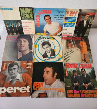 Lote de 9 Vinilos Singles 7"