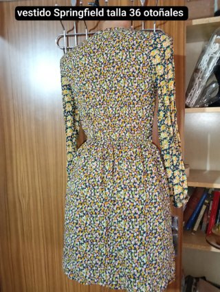 Vestido Corto Estampado Floral Springfield