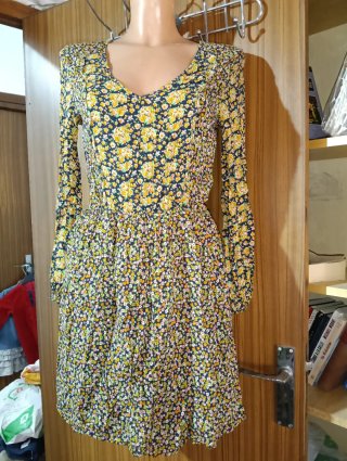 Vestido Corto Estampado Floral Springfield