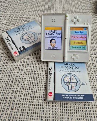 Lote Nintendo DS Lite Polar White original+ extras