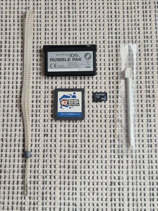 Lote Nintendo DS Lite Polar White original+ extras