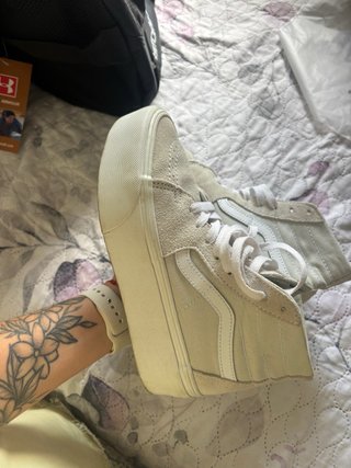 Zapatillas Vans Altas Beige