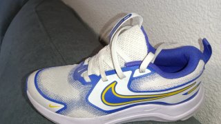 Zapatillas Nike niño azul y blanco
