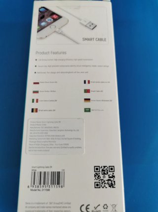Cable DEVIA 2M USB A Lightning