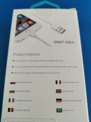 Cable DEVIA 2M USB A Lightning