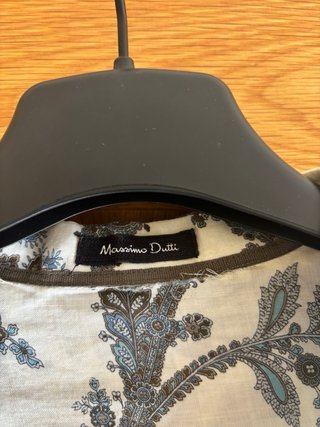 Camisa Massimo Dutti Estampada Talla S