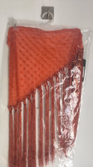 Mantoncillo de Flamenca Tul Plumeti Caldera