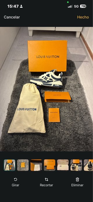 Louis Vuitton Zapatillas Deportivas Azul/Blanco