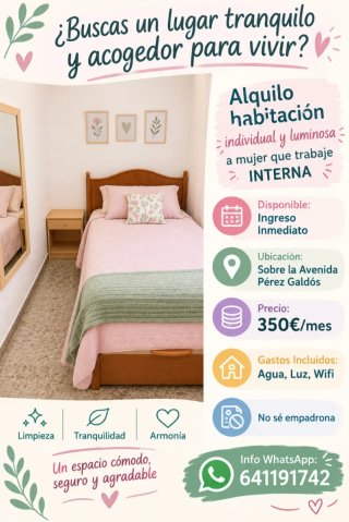 Habitación en alquiler