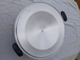 Lote 2 Cacerolas Grandes de Aluminio 40 cm y 36 cm