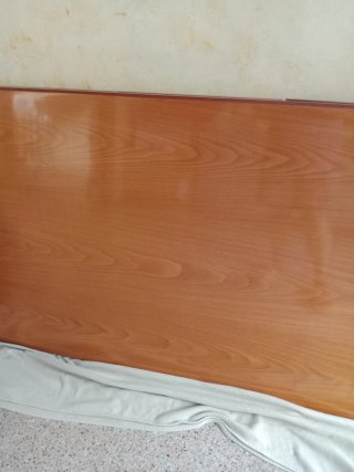 Mesa de salón madera con 6 sillas