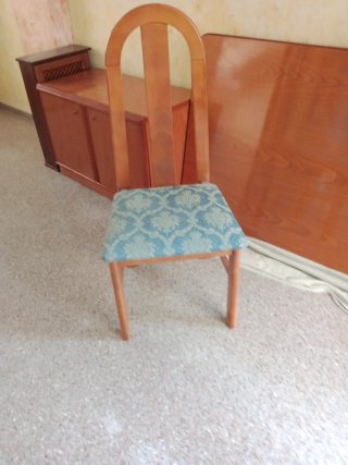 Mesa de salón madera con 6 sillas