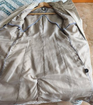 Gabardina beige señora