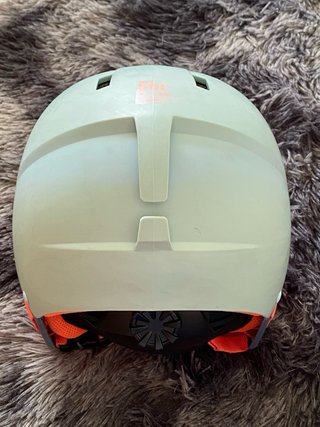 Casco esquí/snowboard WEDZE PST 500 verde/naranja