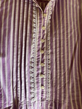 Camisa de rayas Yera morada Talla M