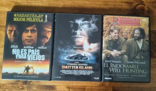 3 Películas DVD: No es país para viejos, Shutter