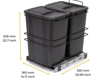 Contenedores de Reciclaje Emuca para Cocina
