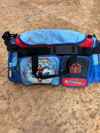Bolso Deporte Spiderman Marvel Azul Rojo