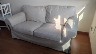 Sofá 2 plazas Ikea tela beige