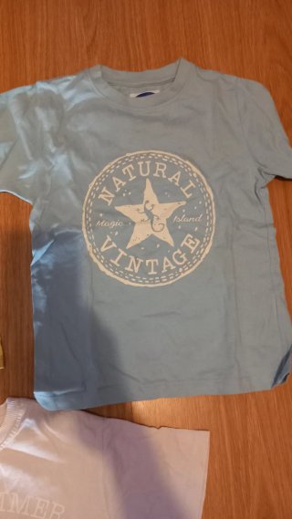 T-shirt criança 3 peças