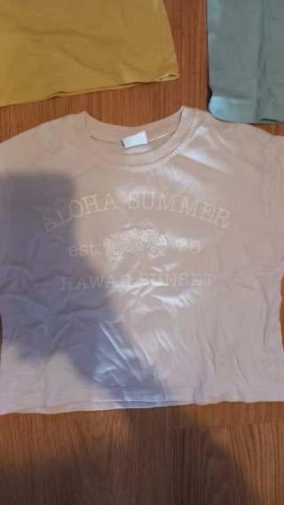 T-shirt criança 3 peças