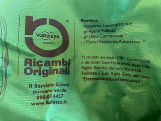 Accessori Folletto VK 135/136 con Borsa